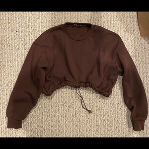 Brown Zara crop size small